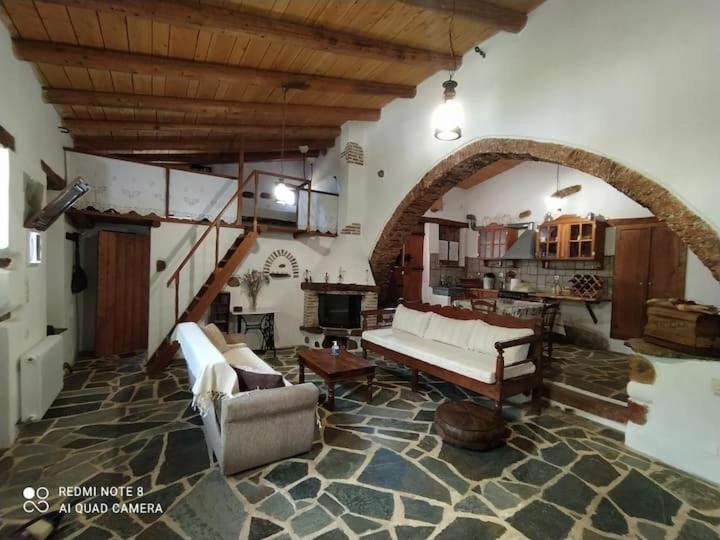 Afrodite'S House-Restaurated Oil Factory Agia  外观 照片